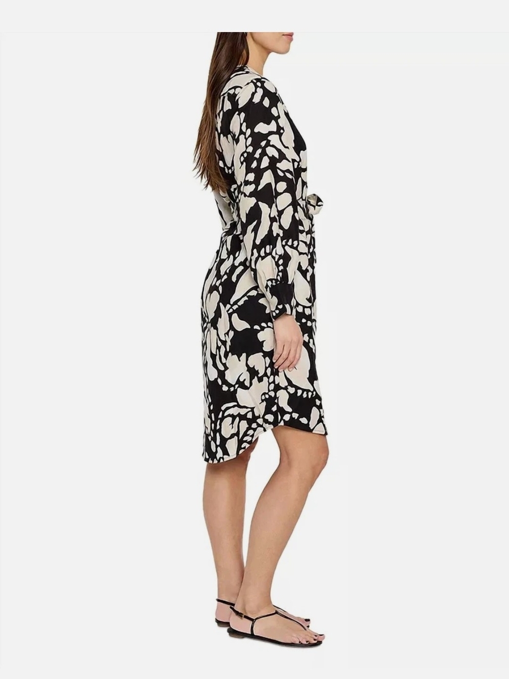 NWT NIC+ZOE Evening Petal Linen Blend Button Front Dress-Size SMALL